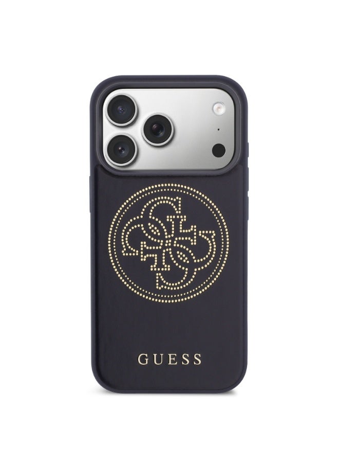 جس غطاء آيفون 17 برو ماکس من جلد PU مع دعم MagSafe، حماية من السقوط، خفيف الوزن، قبضة مريحة، وسهل التركيب (Snap-on) - Image 2